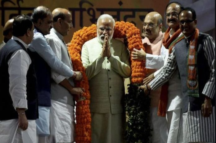 BJP की जीत का बाजार में स्वागत Welcome to the BJP victory market Nifty breaks all records