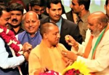 योगी आदित्यनाथ बने UP के CM कुछ देर में लेंगे शपथ Yogi will become Adityanath UP CM will take oath in a while