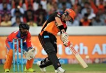 IPL 10: कप्तान वार्नर के तूफान में उड़ी रैना की गुजरात लायंस Raina's Gujarat Lions fly in Captain Warner's storm