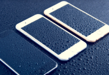 Smartphone into Rain
