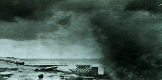 man storms
