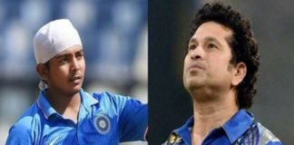 Sachin Tendulkar vd Prathvi Raw