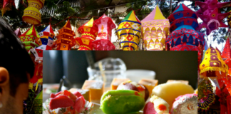 Sweets colors in Diwali