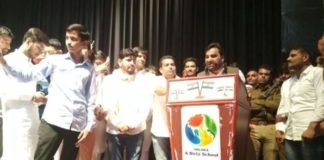 Hanuman Beniwal IN Student Mahapanchayt Bikaner