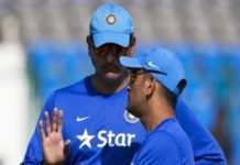 Ravi shastri and dhoni