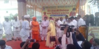 Shahido ke samman me veer tejaji ke bhakt maidan me