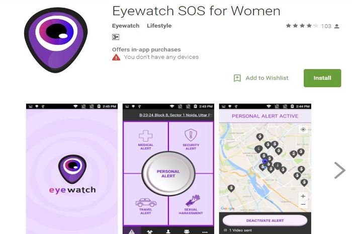 EyeWatch SOS for Women
