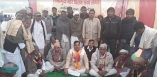 sadulpur MLA manoj nyagli on sidhmukh nahar dharna