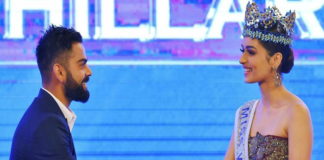 Manushi Chhillar and Virat Kohli