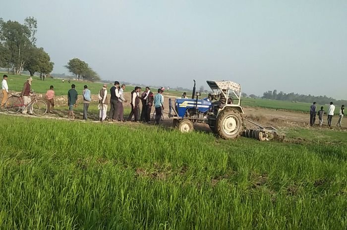 the land of 110 Bigha occupation of village society