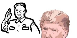 Trump and Kim jong