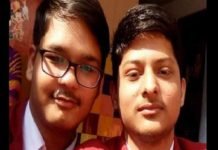 keshav sharma with his friend