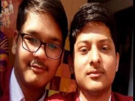 keshav sharma with his friend
