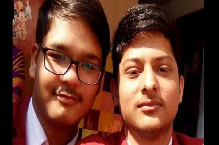 keshav sharma with his friend