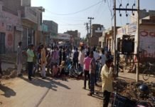 केसरीसिंहपुर में गौरव पथ निर्माण में लापरवाही पर तनातनी, नगरपालिका और ठेकेदार पर घटिया निर्माण का आरोप केसरिसिंहपुर में गौरव पथ निर्माण में लापरवाही पर तनातनी