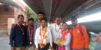 ट्रैकमेन्टेनर डुडी व घांवा डीआरएम अवार्ड से सम्मानित