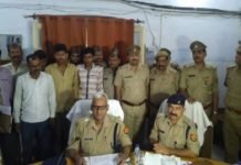 कासिमपुर पुलिस ने किया लूट की घटना का खुलासा, एसपी करेगे टीम को पुरस्कृत Hardoi police finished a rovery case