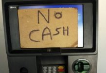 No cash in ATM