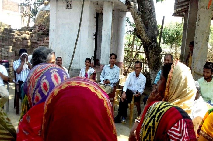 किशनगंज जिले में खुले में शौच मुक्ति अभियान जारी