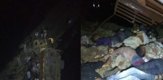 टाटा जोगदहा पुल से नीचे गिरी